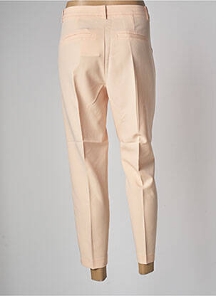 Pantalon chino tissage popeline taille normale beige ICHI femme