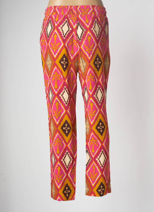 Pantalon droit rose BSB pour femme