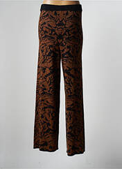 Pantalon large marron ICHI pour femme seconde vue