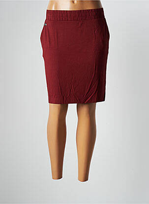 Jupe courte poches rouge STREET ONE femme