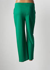 Pantalon droit vert SCORZZO pour femme seconde vue
