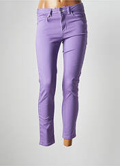 Pantalon slim violet C'EST BEAU LA VIE pour femme seconde vue