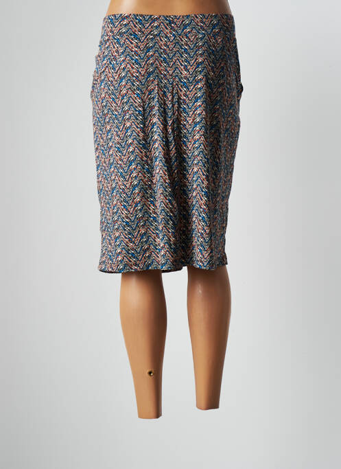 Jupe mi-longue bleu TRAMONTANA pour femme