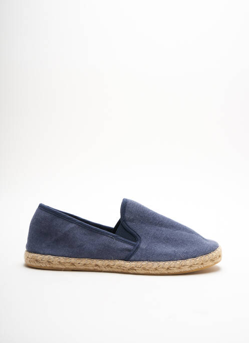Espadrilles fermeture lacets plateforme bleu LA MAISON DE L'ESPADRILLE homme