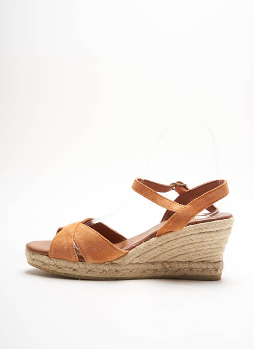 Espadrilles orange LA MAISON DE L'ESPADRILLE pour femme