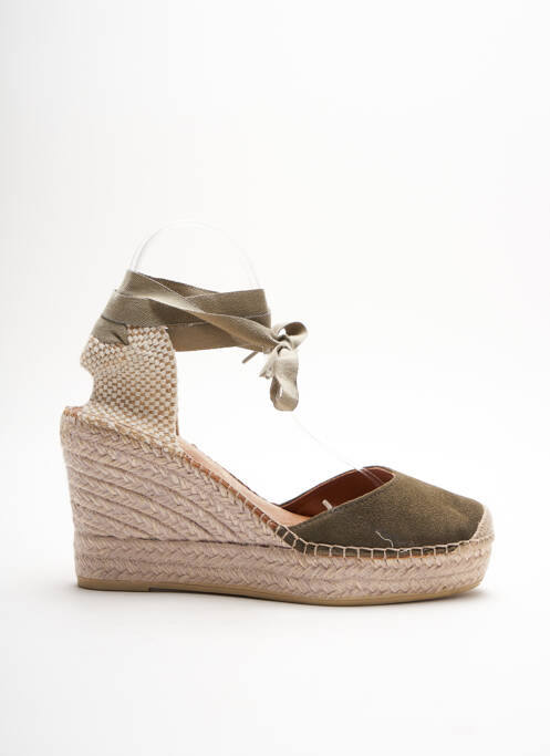 Espadrilles vert LA MAISON DE L'ESPADRILLE pour femme