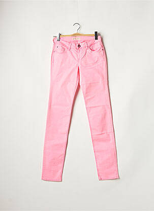 Pantalon slim stretch rose TEDDY SMITH fille
