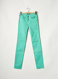 Pantalon slim stretch vert TEDDY SMITH fille