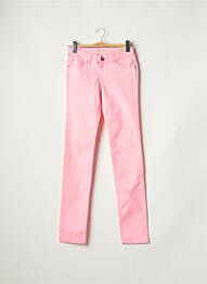 Pantalon slim stretch rose TEDDY SMITH fille