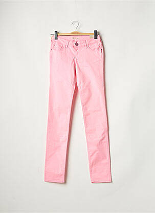 Pantalon slim stretch rose TEDDY SMITH fille