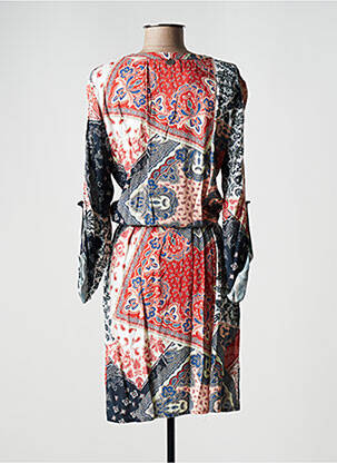 Robe mi-longue manches longues manches longues bleu ET COMPAGNIE femme