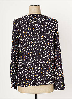 Blouse imprimé fantaisie manches longues marron MOLLY BRACKEN femme