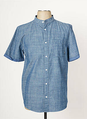 Chemise manches courtes poches poitrine bleu STREET ONE homme