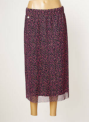 Jupe longue imprimé fantaisie rose STREET ONE femme