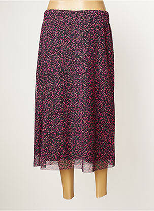 Jupe longue imprimé fantaisie rose STREET ONE femme