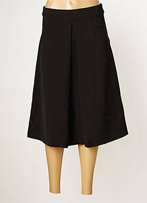 Jupe mi-longue coupe évasée noir MOLLY BRACKEN femme