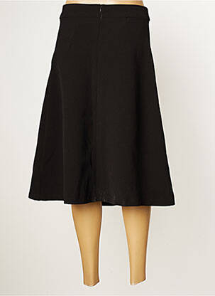 Jupe mi-longue coupe évasée noir MOLLY BRACKEN femme