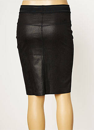 Jupe mi-longue taille normale noir GEISHA femme