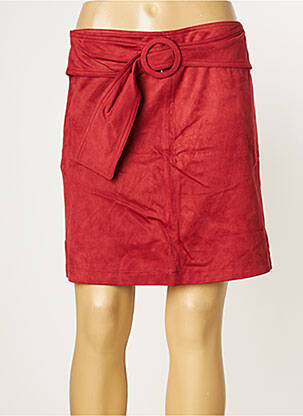 Jupe courte coupe évasée orange MOLLY BRACKEN femme