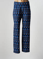 Pantalon droit bleu NSC STUDIO pour femme seconde vue
