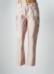 Pantalon droit rose TWIN SET pour femme seconde vue