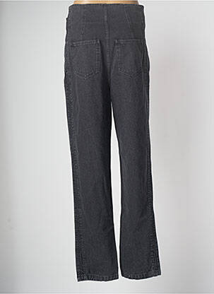 Jeans coupe droite taille haute taille haute gris IRO femme