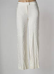Pantalon large blanc KARL LAGERFELD pour femme seconde vue