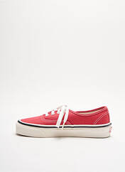 Baskets rouge VANS pour unisexe seconde vue