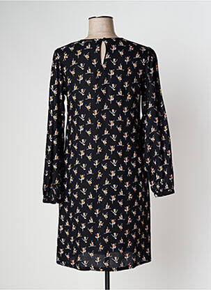 Robe mi-longue manches longues manches longues noir AGATHE & LOUISE femme