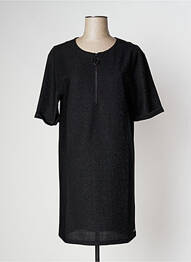 Robe courte manches courtes manches courtes noir TEDDY SMITH femme