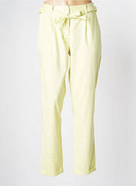 Pantalon slim tissage popeline taille normale vert DIANE LAURY femme