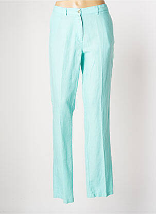 Pantalon slim tissage popeline taille normale bleu LCDN femme