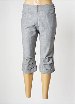 Pantacourt coupe droite taille normale gris O.K.S femme