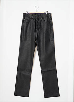 Pantalon droit stretch taille normale noir HAROLD homme