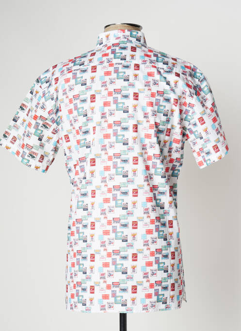 Chemise manches courtes vert CIBLE ROUGE pour homme