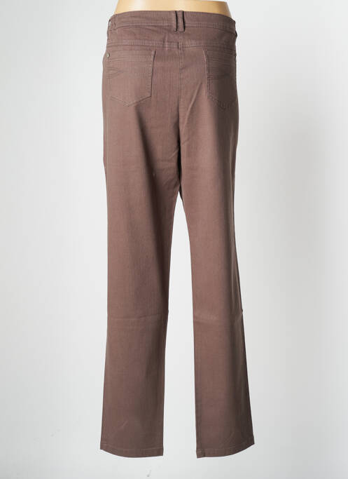 Pantalon slim marron EVER EASY BY JAC JAC pour femme