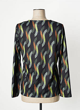 Top stretch manches longues vert GENUINE femme