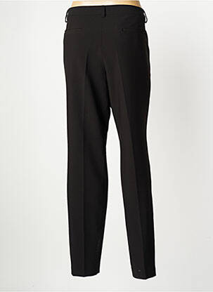 Pantalon slim tissage popeline taille normale noir LCDN femme
