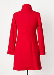 Manteau long rouge TINTA STYLE pour femme seconde vue