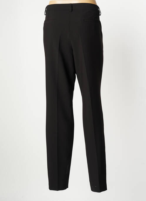 Pantalon slim tissage popeline taille normale noir LCDN femme