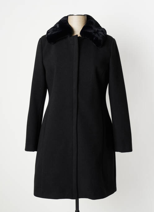 Manteau long noir TINTA STYLE pour femme
