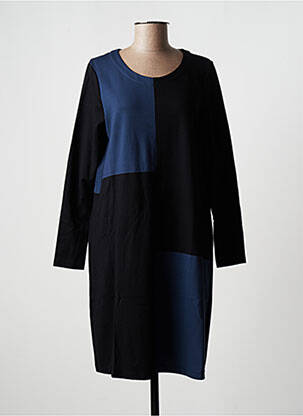 Robe mi-longue manches longues manches longues bleu MES SOEURS ET MOI femme