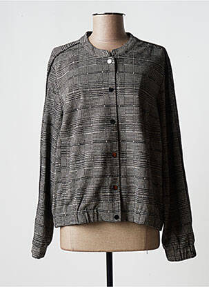Blouson fermeture pressionnée gris C'EST BEAU LA VIE femme