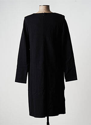 Robe mi-longue manches longues manches longues noir MARIA BELLENTANI femme