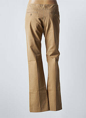 Pantalon flare stretch taille basse beige HARTFORD femme