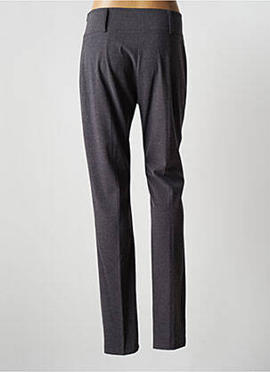 Pantalon slim taille haute taille haute gris CRISTINA GAVIOLI femme