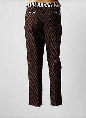 Pantalon chino taille normale taille normale marron AHIMARIA femme