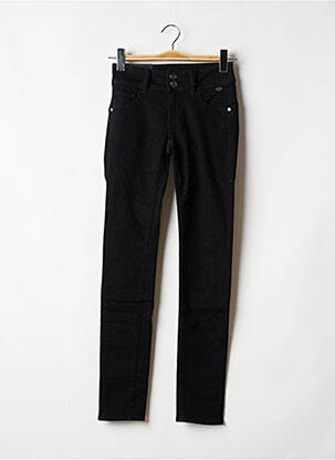 Jeans coupe slim slim taille haute noir DDP femme