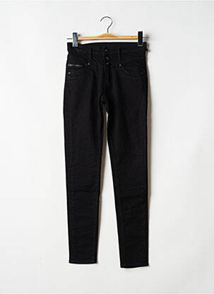 Jeans coupe slim slim taille haute noir DDP femme