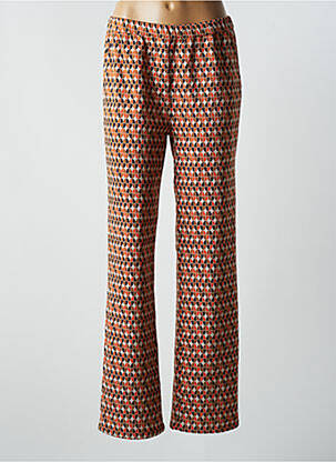 Pantalon droit orange COMPAÑIA FANTASTICA pour femme